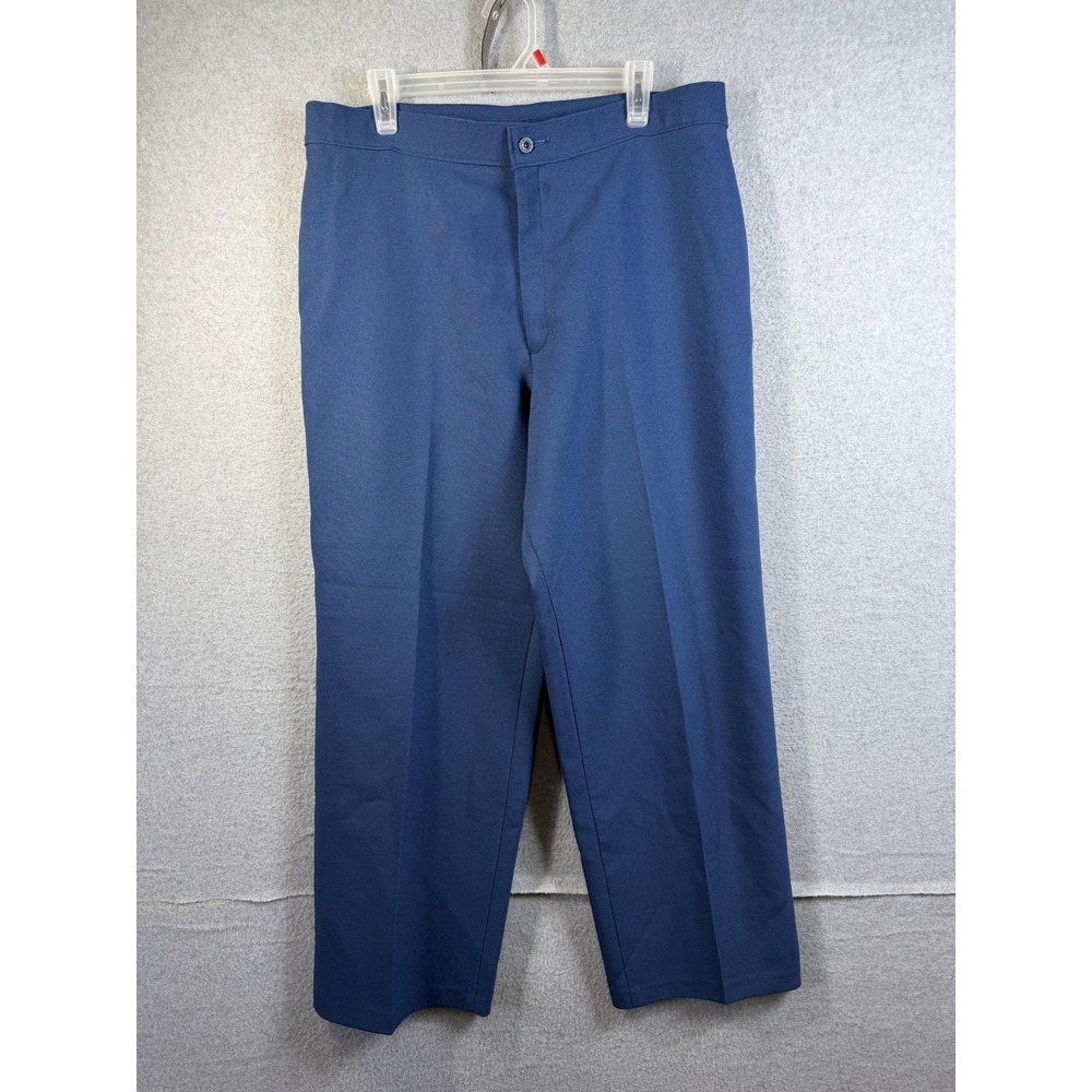 Levi's Dress Pants Mens 36x28 Blue Flat Front Regular Fit Business Office